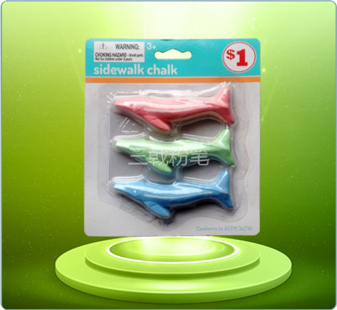 厂家批发 儿童环保粉笔 玩具粉笔 鲸鱼粉笔 工艺粉笔 (2)